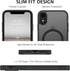 Telaso iPhone XR Case - Shockproof, Anti-Scratch, Matte Black, Full Body Protection, Compatible with MagSafe Charging.