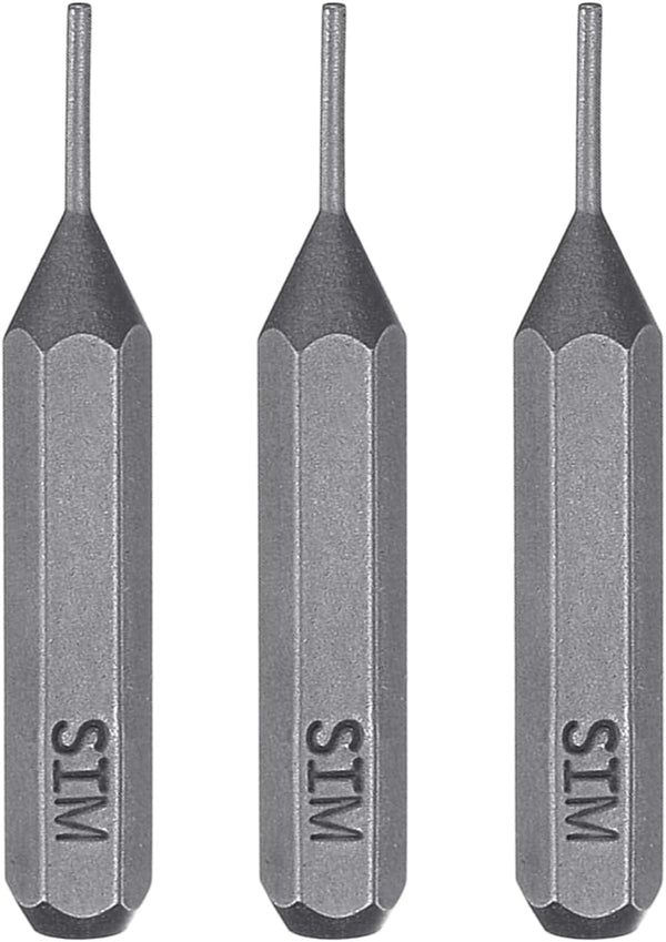 HARFINGTON 3pcs SIM0.8 Card Removal Screwdriver Bit 5/32" Hex Shank 28mm Length