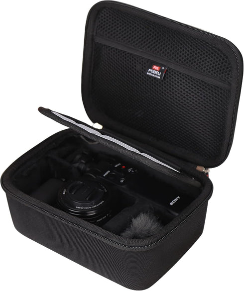 EVA Hard Storage Case for Sony ZV E-10 Interchangeable Lens Mirrorless Vlog Camera Kit, Shockproof Protective Container Bag