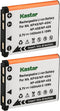 Kastar Battery (2-Pack) for Fujifilm FinePix XP20 XP22 XP30 XP50 XP60 XP70 XP80 XP90 T350 T360 T400 T500 T510 T550 T560