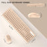 Links9+ 2.4GHz PCMilk Wireless Keyboard and Mouse, Cordless Keyboard Mouse Combo, Optical Mouse, Plug and Play USB