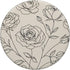 Boho Chic Minimalist Cream Light Beige Rose Flower PopSockets Standard PopGrip