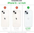Christmas Clear Phone Case for iPhone 15, Gingerbread Man Pattern Case Cover Soft TPU Protective Slim Shockproof Cover Boys Girls Phone Case for iPhone 15 6.1 Inch