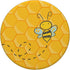 PopSockets PopGrip: Swappable Grip for Phones & Tablets | Honeycomb Pattern Honey and Bee Lover Gift