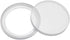uxcell Speaker Grill Cover 3 Inch, 106.5mm Mesh Decorative Circle Subwoofer Guard Protector - White 2pcs