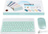 Bluetooth Keyboard and Mouse Combo, Ultra-Slim Portable Rechargeable Wireless Keyboard Set for iPad, Mac OS, Android,