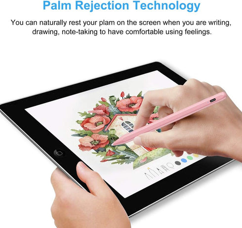 FOJOJO Stylus Pen for iPad (2022-2018) with Palm Rejection, Active Pencil Compatible with Apple iPad Models