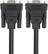 DTECH 6 ft RS232 Serial Cable, Female to Female, 9 Pin Straight Through, Black, 2 Meters