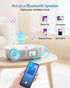 FELEMAN 2 1 CD Player Portable, Upgraded Boombox CD Player & Bluetooth Speaker in Combo, Rechargeable Portable CD