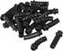 uxcell 25pcs PVC Strain Relief Cord Boot Protector, 6mm Inner Dia, Black Power Tool Hose