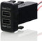 QC3.0 Dual USB Power Socket Quick Charge Car Charger USB Adapter for Smart Phone PDA Android GPS