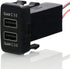 QC3.0 Dual USB Power Socket Quick Charge Car Charger USB Adapter for Smart Phone PDA Android GPS