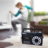 HANNLOMAX HX-601K Portable Bluetooth AM/FM Radio Cassette Recorder, Records from Built-in Mic or Radio, AC/DC (Black)