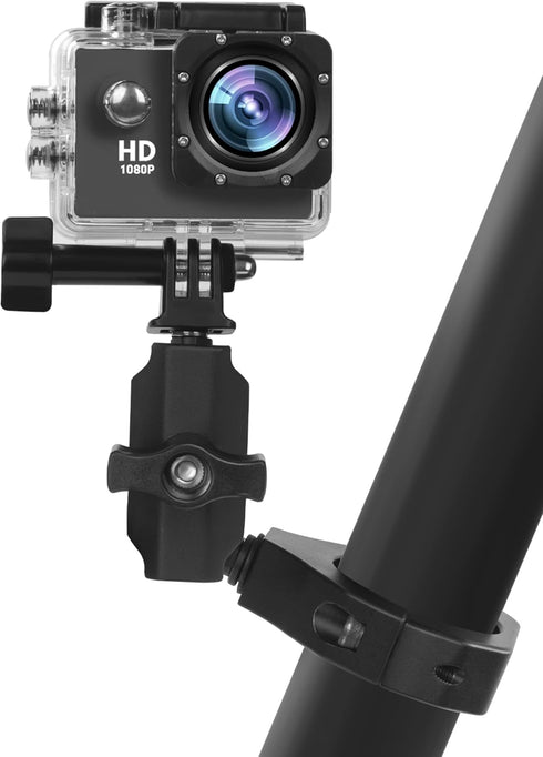 UTV Camera Mount for 1.75"-2" Roll Bars, Compatible with GoPro, Mevo Start, Easy Install Action Camera Accessories