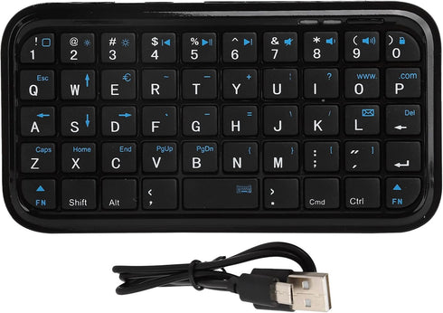 PUSOKEI Mini Bluetooth Keyboard, Rechargeable Lithium Battery Bluetooth Keyboard for Tablet 1/2/AIR/Android Devices