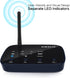 SIMOLIO Long Range HD Bluetooth Receiver for Home Stereo with EQ & VOL Control, aptX Low Latency Adapter
