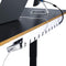 PAMO Cable Management Under Desk, Set of 2 for Easy Mounting Under-Table, with 10X Cable Ties, Desk Organizer for