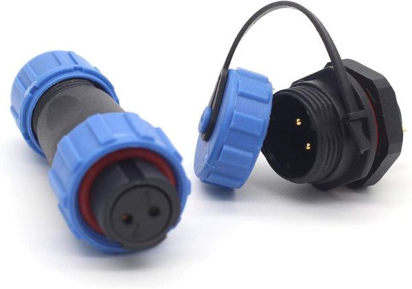SP13 Waterproof Aviation Cable Connectors – 2pin/3pin/4pin/5pin/6pin/7pin/9pin Female Plug and Male Socket