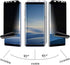 Macosen Galaxy S8 Privacy Screen Protector, 2-Way Anti Spy, Scratch Resistant Full Adhesive Coverage for Samsung Galaxy