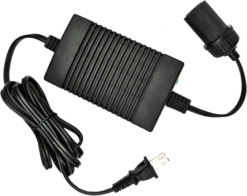 Koolatron 110 Volt AC to 12 Volt DC Power Adapter, 12V 5A DC Power Converter, Black, 6 Ft Cord