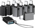 USB C to USB Adapter 10 Pack, USB to USB C Adapter for MacBook Pro/Air, iMac, iPad Pro, Galaxy S20+