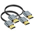 Twozoh Flexible & Slim HDMI Cable 5FT 2 Pack, Ultra Thin HDMI