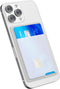 oakxco Phone Wallet Stick On, Secure Silicone Card Holder, Adhesive Pocket Sleeve for ID Credit Card, Clear