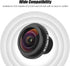 M12 Wide Angle Lens 3×3×3 5Mp Fisheye Security Camera Lens, 1.7Mm Length 185 CCTV Lens for Fisheye Security Cam