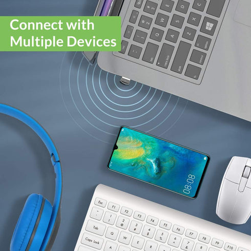 Avantree DG45 USB Bluetooth 5.0 Adapter for PC, Wireless Dongle for Desktop Laptop, Transfer for Headphones Speakers