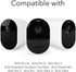 Wasserstein Adjustable Metal Wall Mount for Arlo Essential/XL 2 Gen/Pro/2/3/4/5/Ultra/Ultra 2, Wyze Cam Outdoor/V3, &