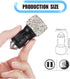 Dual USB Car Charger, 5V/2.4A Bling Car Charger, Fast Charge Dual Port USB Car Adapter, Compatible with All Chargers by DWARFOO