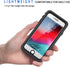 Lanhiem Heavy Duty Full Body Protective Case for iPhone SE 2022 2020, iPhone 7 8, IP68 Waterproof Dustproof, Black