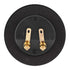 Terminal Connector, Pure Copper Plated Wiring Terminal, 48MM 2 Copper Binding Post Terminal Cable Connector