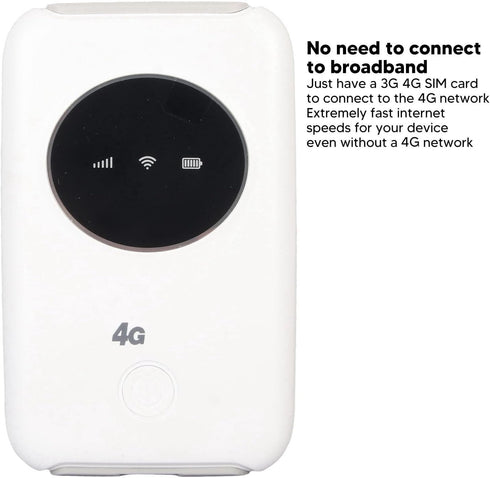 Yoidesu 4G 5G 300Mbps 10 3200MAh Mobile Router, LTE Hotspot Modem up to Devices, SIM Slot, Battery, Portable Device