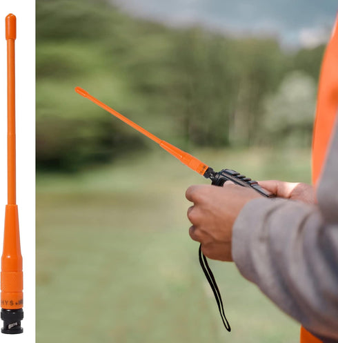 HYS 144/430 136-174/400-470Mhz IC-V8 V86 IC-T7H FT-530 2-Way VHF UHF BNC Handheld Scanner Antenna, MHz Dual Band HT