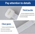 Generic 100 11 pieces of nylon zip ties, double-sided toothed, with a tensile strength of pounds, adjustable