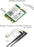 Wireless-AC8265 Dual Mode NIC Module for Jetson Nano Developer Kit, M.2 NGFF, Support 2.4GHz / 5GHz, 300Mbps / 867Mbps