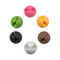 ROK Hardware 6 Pack Multipurpose Silicone Cable Clip Grip - Multicolor Green, Brown, White, Black, Pink, Orange