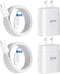 30W Fast Charging Phone 16 15 Charger, USB-C Wall Block Adapter with 6.6Ft USB C to C Cable for Pro/Max