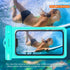 Waterproof Phone Pouch/Case, 2 Pack Holder for iPhone 15 14 13 12 11 Pro Max, Universal Dry Bag for Travel