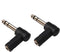 1/4 Inch TRS to 3.5mm Right Angle Adapter, 6.35mm Male to 3.5mm Female Stereo Headphone Connector (2PCS)