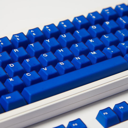 PBT Double Shot Blue Keycaps Set, Cherry Profile Translucent Keycaps, 114 Keys Fit for 60% 65% 95% Mechanical Keyboards