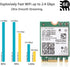 Wi-Fi 6E AX210NGW Wireless WiFi Card, BT5.2 M.2 2230 Tri-Band Expands WiFi to 6GHz for PC Laptops
