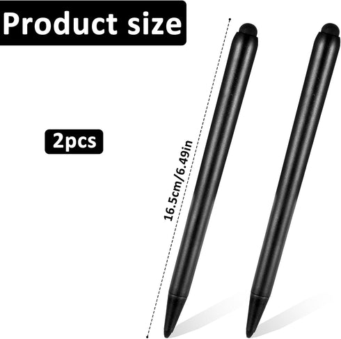 Exircy 2 2 1 Pcs Smartboard Pen, Black High Sensitivity Precision Stylus Pen in Electronic Screen Writing Pens Portable
