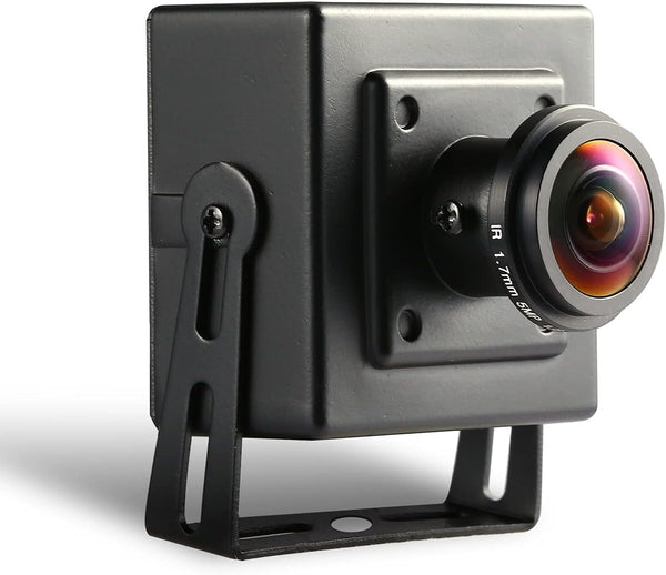Revotech Mini Fisheye POE IP Camera, HD 3MP Indoor Security Camera with 1.7mm Lens, 170 Degree Wide Angle
