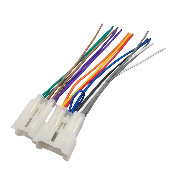 Bstenky Radio Wiring Harness Adapter Connector Plug Aftermarket Stereo Install Kit Compatiable with