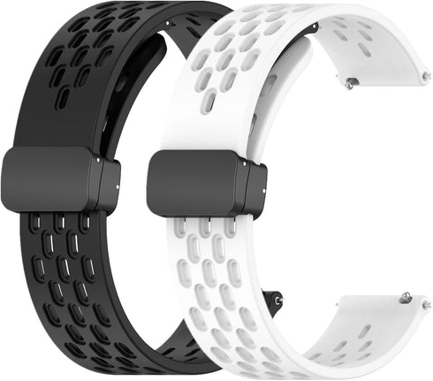 Garmin Venu/Venu sq/Venu sq2/Venu 2 Plus Band, 20mm Breathable Silicone Replacement Strap