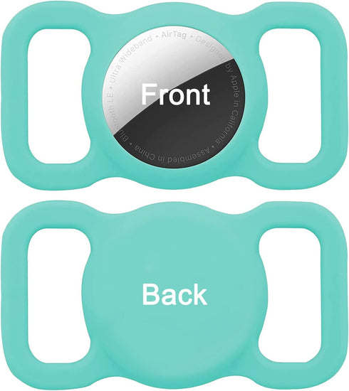 Protective Airtag Case for Dog Collar, Waterproof Holder Compatible with Apple AirTag, Lightweight Soft Anti Scratch