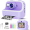 Instant Print Camera for Kids, Christmas Birthday Gifts, Dual Camera 1080P Digital Toys for Ages 4-10 with 32GB Card