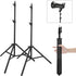 Anautin 2 Pack Adjustable 7ft Aluminum Photography Light Stand, Portable Light Tripod, for